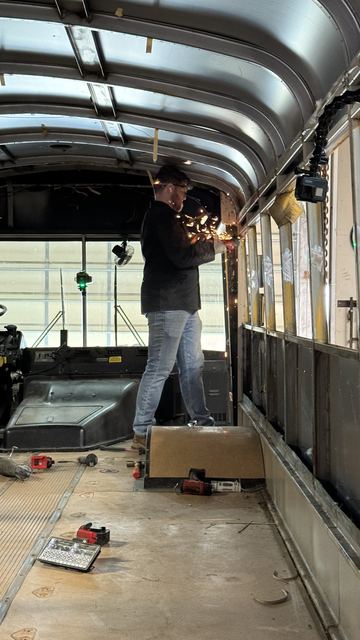 Chester during the build