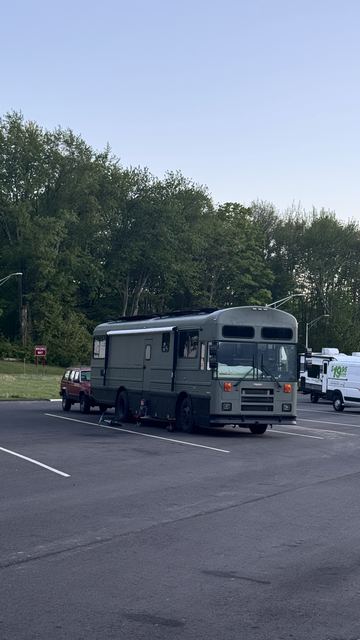 Overnight in a parking lot