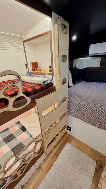 Bunks and the rear bedroom beyond