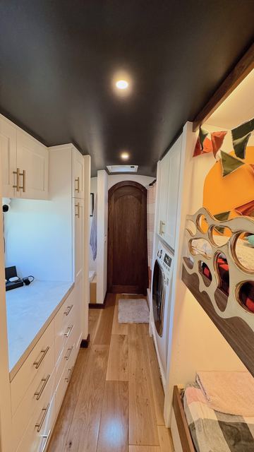 Hallway past the bunks