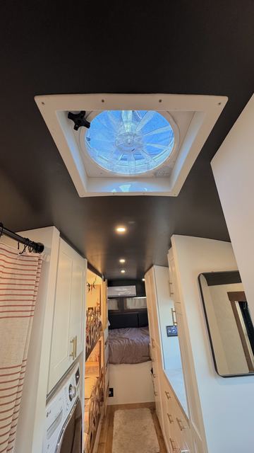 Skylight over the hallway